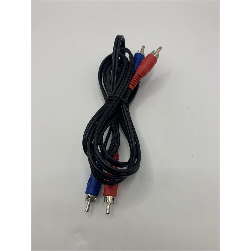 6ft 2 Wire RCA Audio Cables Male/Male (General Duty)